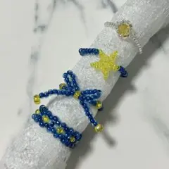 【21】ビーズリングセット〜ビョル〜