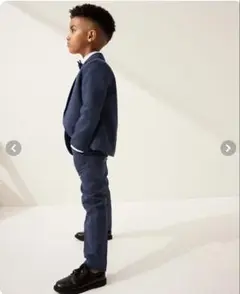 新品H&Mキッズスーツセットアップネイビーフォーマル110男の子入学式七五三