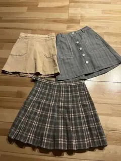 ミニスカ　まとめ売り　学生　かわいい　ウエスト細め