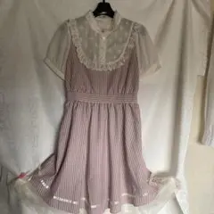 【美品】膝丈ワンピース✨Mサイズ
