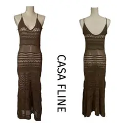 CASA FLINE ハンドニットワンピース