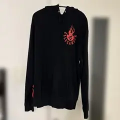 ELLEGARDEN United Athle スカルデザイン パーカー M 黒