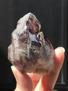 ☘️ スモーキーアメジズト　エレスチャル クォーツ 紫水晶 天然石
