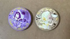 おジャ魔女どれみ　刺繍缶バッジ　瀬川おんぷ　飛鳥ももこ