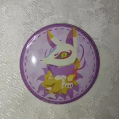 妖怪ウォッチ　ふわぽに　缶バッジ　キュウビ