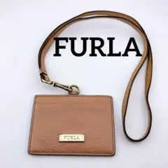 【FURLA】フルラ パスケース　ピンクベージュ 定期入れ IDカードケース