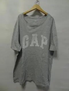 ギャップ GAP メンズ BIGロゴ 杢グレー色 半袖Tシャツ Lサイズ