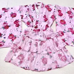 姫ギャル♡160cm相当浴衣ドレス♡y2k