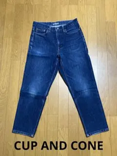 パンツ cup and cone mild tapered 5pocket jeans CUP AND CONE: Mild Tapered 5 Pocket Jeans