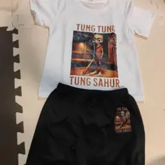 トゥントゥントゥンサフール Tシャツとショートパンツセット 120