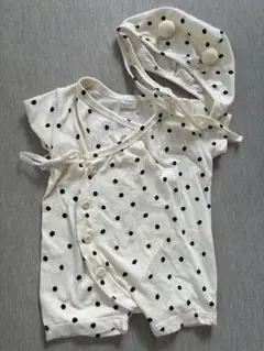 monbebe ロンパース・帽子セット