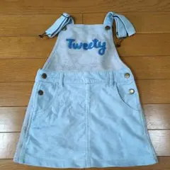 Tweety ジャンバースカート 100cm