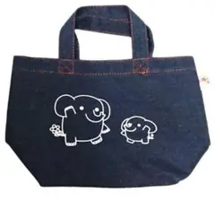 【 はなさく生命 】 デニムトートバッグ