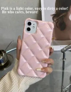 iPhone15ケース　ピンク
