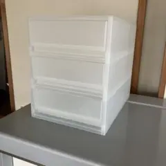 MUJI ポリプロピレン　小物収納　引出3段