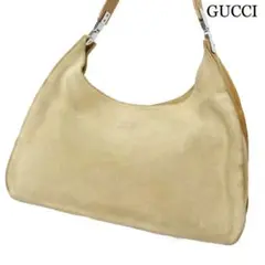 GUCCI グッチ ショルダーバッグ スエード ハンドバッグ