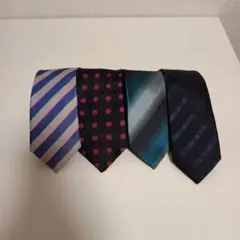 ネクタイ4本セット　comme CA MEN 他