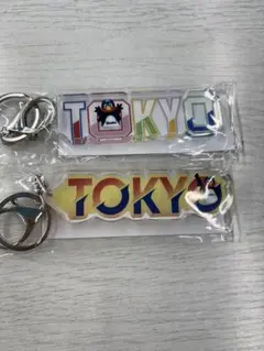 燕パワー5月9.11日つば九郎TOKYOアクリルブロックキーホルダー2個です。