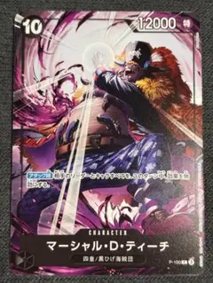 マーシャル・D・ティーチ 交流会 プロモーションパック 四皇 ワンピースカード