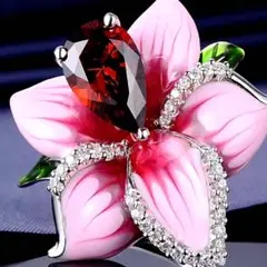 レディース アクセサリー リング 指輪 花 ハイビスカス ファッションリング