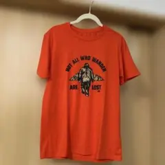 THE NORTH FACE オレンジ Tシャツ 美品✨️ アカウトドアに