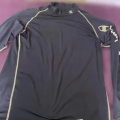 Champion ブラック アンダーシャツ ハイネック