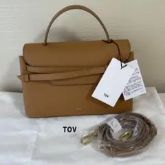新品未使用　tov. ショルダー バッグ トーヴ ハンドバッグ 2way 本革