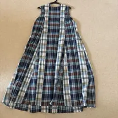 12closet チェックワンピース綿100%