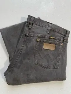 90s Wrangler ブラックデニム W34 L30 ストリート映え 古着