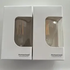 ホームステッド アクシス LED電球 E26 口金 2個セット。新品未使用