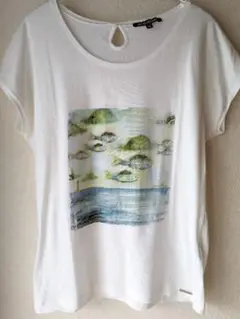 マドゥミゼーヌ (Mat de misaine)　プリントＴシャツ