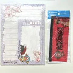 ONE PIECE ご当地レターセット【東京】＋スライダーケース(モスバーガー)