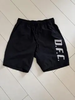 DUARIG D.F.C.ロゴ ブラックショートパンツ サイズO