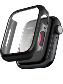PZOZ Apple Watch フィルムケース　ブラック　45mm