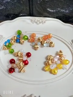 ❤8-39/コネクター/ドイツヴィンテージポラリスビーズ❤