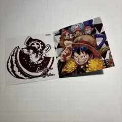 ワンピース　ONE PIECE ナツコミ　ツインステッカー