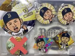 宮城大弥投手 スーパーレア缶バッジ等6点セット
