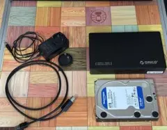【外付けHDD 4TB】WD40EZRZ＋ケース付き／USB3.0対応／