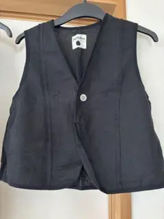 Pantation プランテーション　リバーシブル　濃紺麻混ベスト　サイズM Plantation プランテーション/WOMEN'S Tops/ベスト| A-net