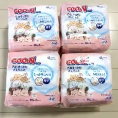 厚手おしり拭き☆GOO.Nプラス☆グーンプラス☆60枚×12個パック