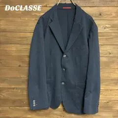 ♦︎【ドゥクラッセ】DoCLASSE ネイビー ジャケット ブレザー 2XL