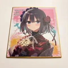 【美品】絵師100人展 12 前売り券特典 特製ミニ複製色紙 前売券特典