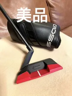 CROSSPUTT パター 赤黒 ヘッドカバー付き