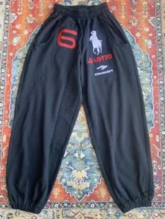 Mowalola ATL JOGGERS スウェットパンツ ブラック