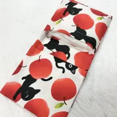 サニタリーケース 猫 ねこ りんごと黒猫 S8558