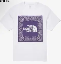 【日本未発売】韓国限定　ノースフェイス　バンダナTシャツ　ビッグロゴXL 先着順