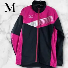 Mizuno M ウィンドブレーカーウォームアップウェア ピンク/ブラック