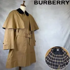極美品★希少品 BURBERRY トレンチコート ケープ ライナー付き