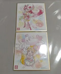 プリキュア色紙ART　４枚セット