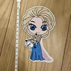 エルサ 刺繍 ワッペン オラフ